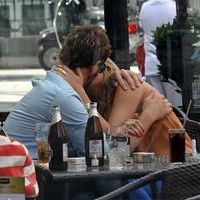 Brian McFadden and Vogue Williams kissing outside | Picture 64518